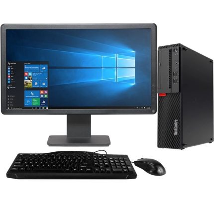 Lenovo Refurbished ThinkCentre M710s Core I5 7th Gen 8GB RAM 500GB HDD Desktop SFF + 19-inch LCD Monitor