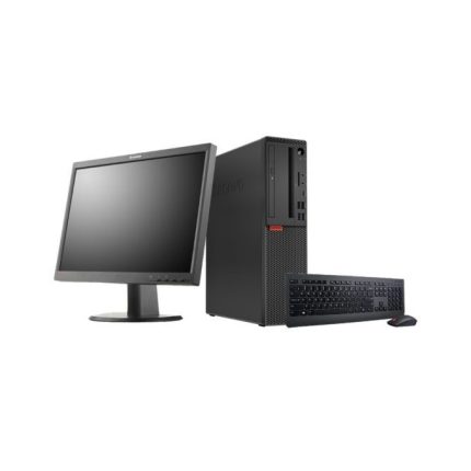 Lenovo Refurbished ThinkCentre M710s Core I5 7th Gen 8GB RAM 500GB HDD Desktop SFF + 19-inch LCD Monitor