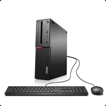 Lenovo Refurbished ThinkCentre M710s Core I5 7th Gen 8GB RAM 500GB HDD Desktop SFF + 19-inch LCD Monitor
