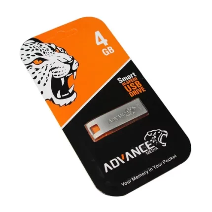 Advance 4GB Flash Disk -Silver+Free OTG Cable Type C