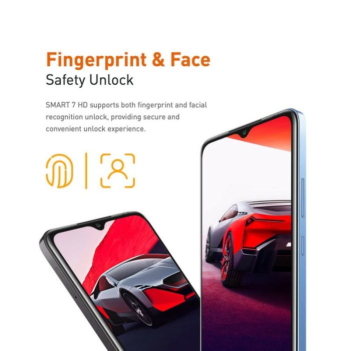 Infinix Smart 7 HD, 6.6", 2GB RAM, 64GB, 5000mAh, 4G(DUAL SIM)