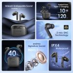 oraimo FreePods Lite ENC 40-hour Playtime Havybass True Wireless Earbuds With APP Control