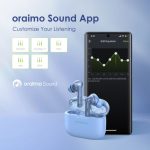 oraimo FreePods Lite ENC 40-hour Playtime Havybass True Wireless Earbuds With APP Control