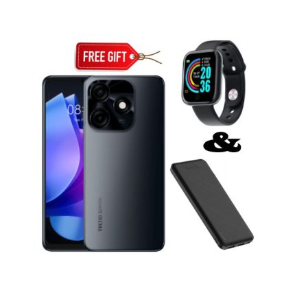 Tecno Spark 10C, 6.6", 128GB + 4GB, Dual SIM, 5000mAh + Smart Watch & Power Bank