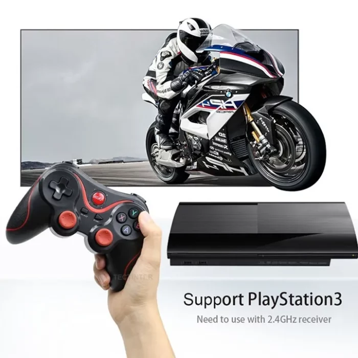 Gamepad-X3-Wireless-Bluetooth-Joystick-PC-Android-Game-Console-Controller-BT4.0-Game-Pad-For-Android-IOS-Phone-PC-Tablet-TV-Box-Holder-Black-with-Holder-Wireless-Gamepad-Controller