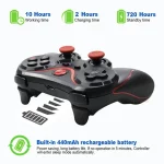 Gamepad-X3-Wireless-Bluetooth-Joystick-PC-Android-Game-Console-Controller-BT4.0-Game-Pad-For-Android-IOS-Phone-PC-Tablet-TV-Box-Holder-Black-with-Holder-Wireless-Gamepad-Controller