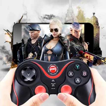 Gamepad-X3-Wireless-Bluetooth-Joystick-PC-Android-Game-Console-Controller-BT4.0-Game-Pad-For-Android-IOS-Phone-PC-Tablet-TV-Box-Holder-Black-with-Holder-Wireless-Gamepad-Controller